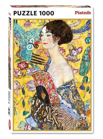 ⁨Puzzle - 1000 Klimt, Dama z Wachlarzem PIATNIK⁩ w sklepie Wasserman.eu