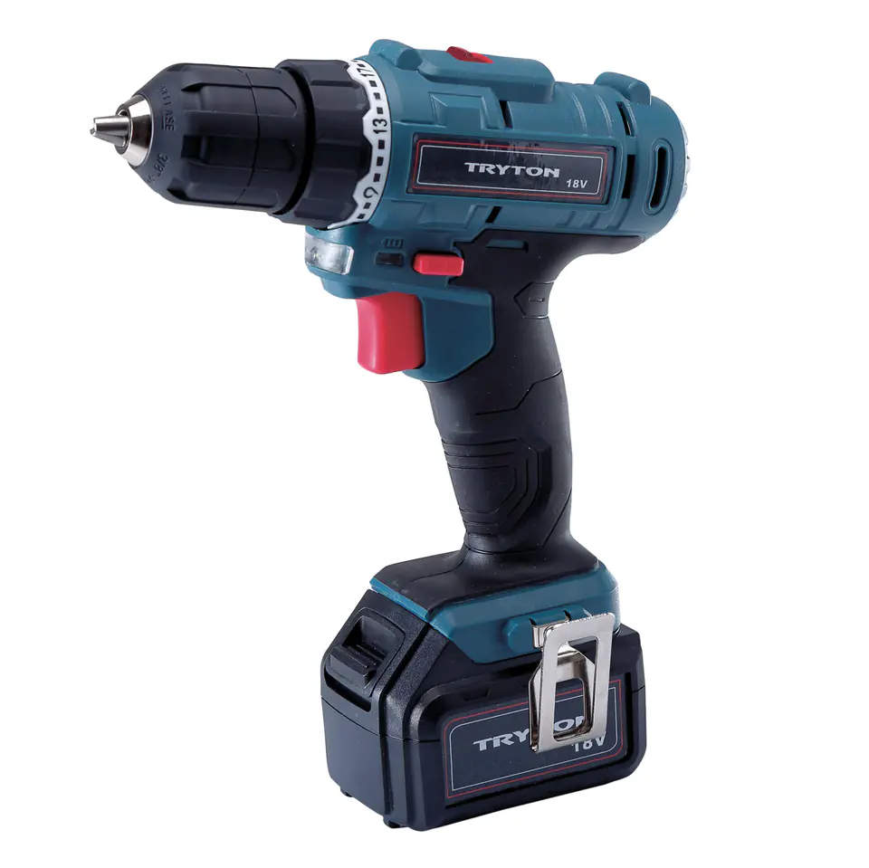 ⁨Drill-screwdriver 18v li-ion, 2 aku charger 3-5h 2bieg⁩ at Wasserman.eu