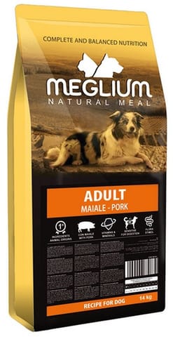 ⁨Meglium Dog Adult Pork 14kg⁩ w sklepie Wasserman.eu