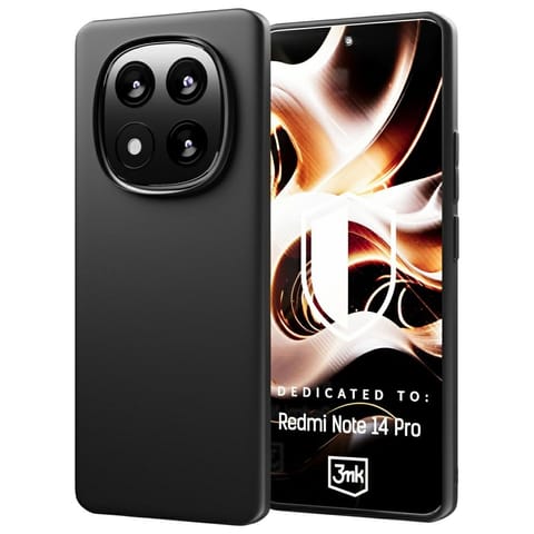 3MK Matt Case Redmi Note 14 Pro czarny/black w sklepie Wasserman.eu
