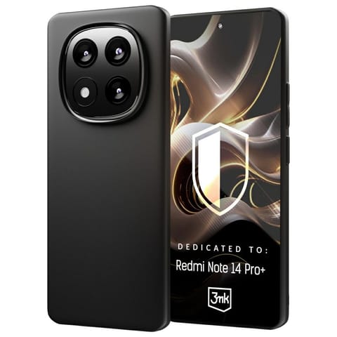 3MK Matt Case Redmi Note 14 Pro+ czarny/black w sklepie Wasserman.eu
