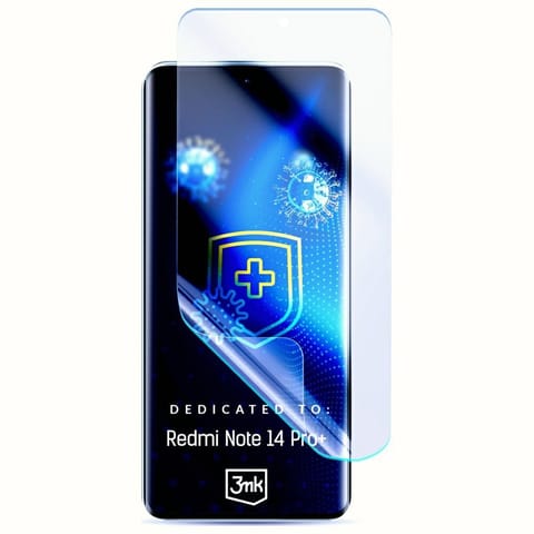3MK SilverProtect+ Redmi Note 14 Pro+ Folia Antymikrobowa montowana na mokro w sklepie Wasserman.eu