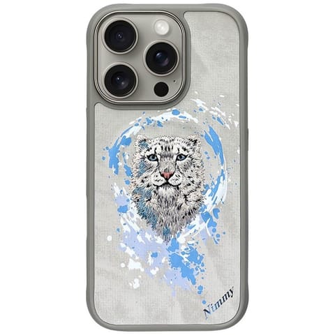 ⁨Etui Nimmy Pantera MagSafe do iPhone 16  Pro Max jasnoszary⁩ w sklepie Wasserman.eu