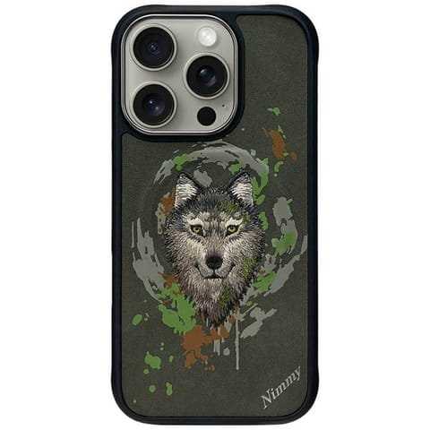⁨Etui Nimmy Wilk MagSafe do iPhone 16 Pro ciemnoszary⁩ w sklepie Wasserman.eu