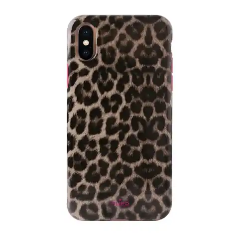 ⁨Puro Glam Leopard Cover iPhone Xs/X różowy/pink Limited Edition IPCXCLEO2PNK⁩ w sklepie Wasserman.eu
