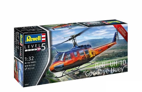 ⁨Model plastikowy samolot Bell UH-1D Goodbye Huey 1/32⁩ w sklepie Wasserman.eu