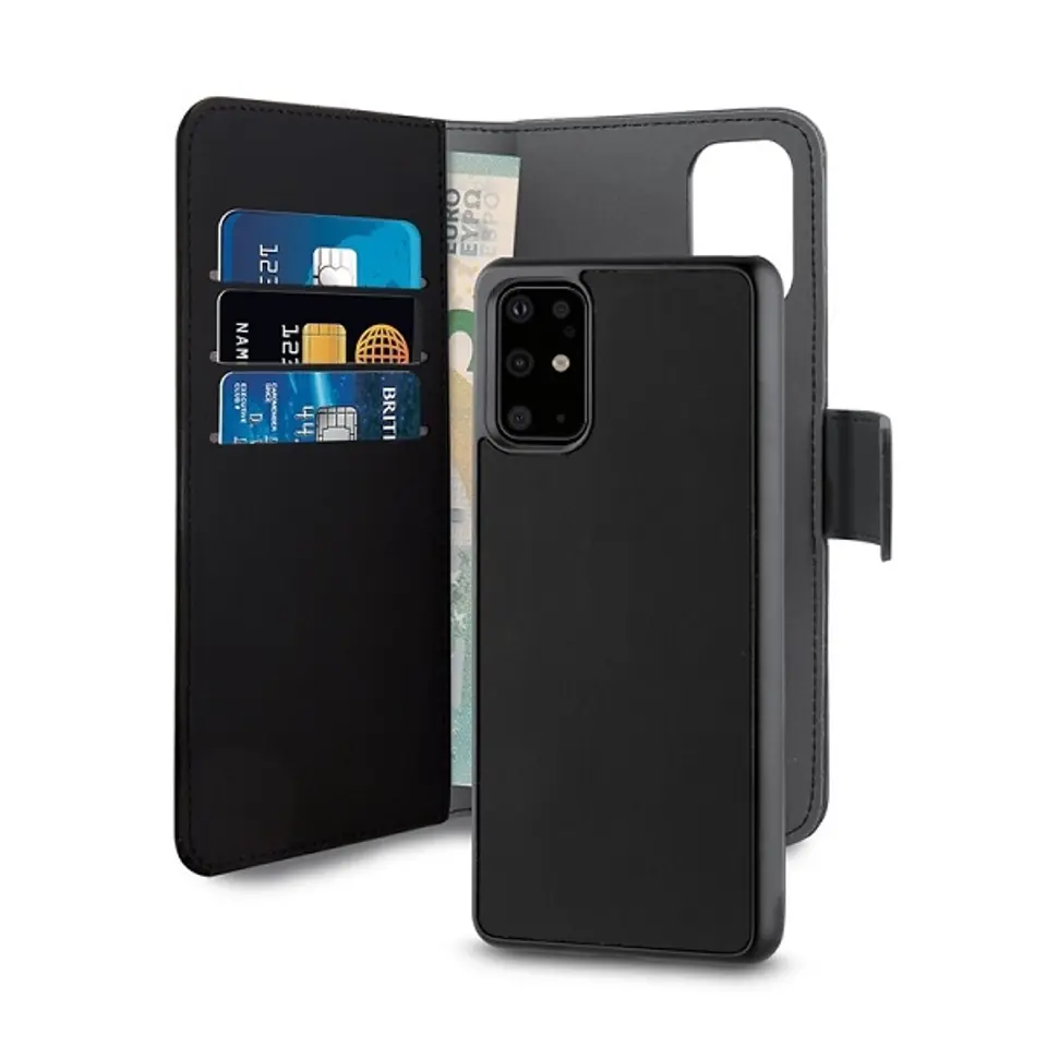 ⁨Puro Wallet Detachable Huawei P40 2w1 czarne/black HWP40BOOKC3BLK⁩ w sklepie Wasserman.eu