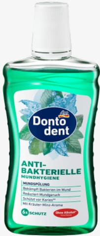 ⁨Dontodent Antibakterielle Płyn do Płukania Jamy Ustnej 500 ml⁩ w sklepie Wasserman.eu