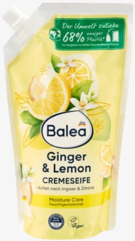 ⁨Balea Ginger & Lemon Mydło w Płynie Uzupełniacz 500 ml⁩ w sklepie Wasserman.eu