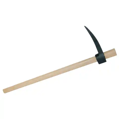 ⁨Single-arm pickaxe 1.5 kg wood shaft. (depth weight 1.3-1.5kg)⁩ at Wasserman.eu