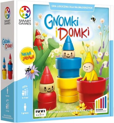 ⁨Smart Games Gnomki i Domki (PL) IUVI Games⁩ w sklepie Wasserman.eu