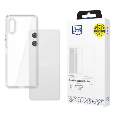 ⁨3mk Clear Case - Etui do Sony Xperia 10 VI (Przezroczysty)⁩ w sklepie Wasserman.eu