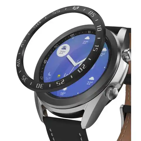 ⁨Ringke Bezel Styling Galaxy Watch 41mm WATCH 3 GW3-41-0 czarny Stainless black⁩ w sklepie Wasserman.eu