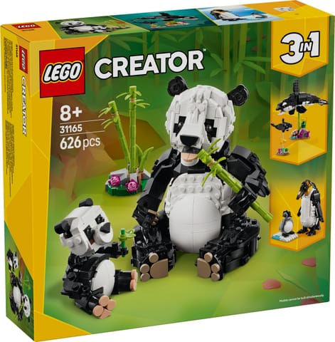 ⁨Bricks Creator 31165 Wild Animals: Panda Family⁩ at Wasserman.eu