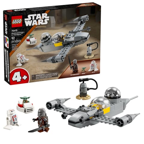 ⁨LEGO STAR WARS Myśliwiec N-1 Mando i Grogu 75410⁩ w sklepie Wasserman.eu