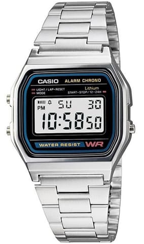 ⁨Zegarek CASIO A158WA-1DF Unisex + BOX⁩ w sklepie Wasserman.eu