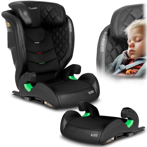 ⁨Fotelik samochodowy Nukido Louis czarny 15-36 kg ISOFIX⁩ w sklepie Wasserman.eu