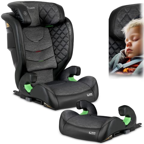 ⁨Fotelik samochodowy Nukido Louis czarno-szary 15-36 kg ISOFIX⁩ w sklepie Wasserman.eu