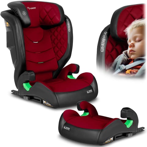 ⁨Fotelik samochodowy Nukido Louis czarno-czerwony 15-36 kg ISOFIX⁩ w sklepie Wasserman.eu