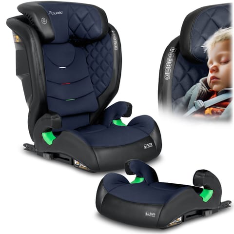 ⁨Fotelik samochodowy Nukido Louis czarno-granatowy 15-36 kg ISOFIX⁩ w sklepie Wasserman.eu