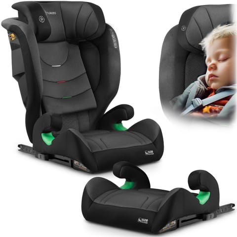 ⁨Fotelik samochodowy Nukido Louis Soft czarno-szary 15-36 kg ISOFIX⁩ w sklepie Wasserman.eu