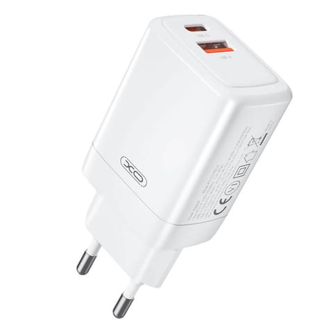 ⁨Ładowarka sieciowa XO CE16, 45W, 1x USB-C, 1x USB-A⁩ w sklepie Wasserman.eu