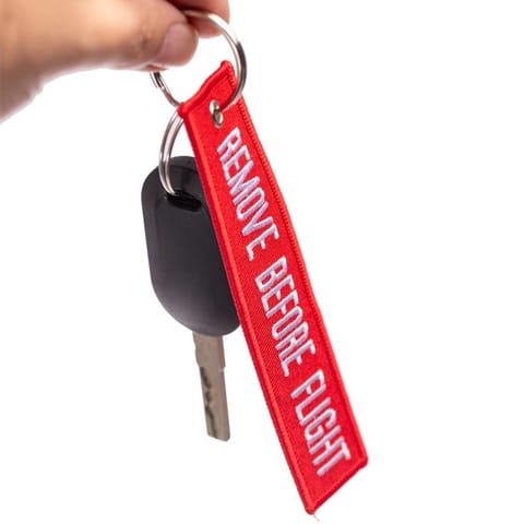 ⁨Key ring REMOVE BEFORE FLIGHT⁩ at Wasserman.eu