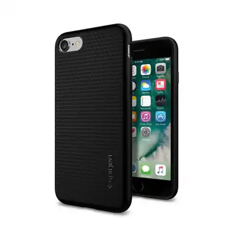 ⁨Spigen Liquid Air iPhone 7/8/SE 2020 / SE 2022 czarny/black 042CS20511⁩ w sklepie Wasserman.eu