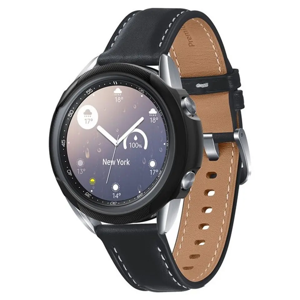 ⁨Spigen Liquid Air Samsung Galaxy Watch 3 41 mm black/matte black ACS01561⁩ at Wasserman.eu