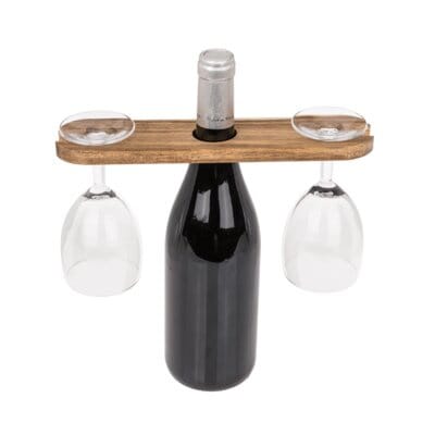 ⁨Wooden wine rack⁩ at Wasserman.eu