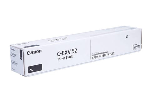 ⁨Canon Original Laser Toner Cartridge CEXV52, black, 82000s, 0998C002, Canon IRC7565i, IRC7570i, IRC7580i, O⁩ at Wasserman.eu