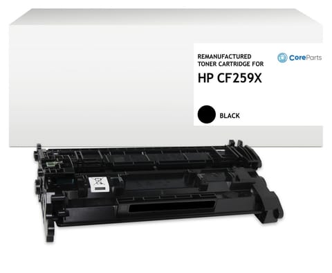 ⁨CoreParts Lasertoner for HP Black⁩ w sklepie Wasserman.eu