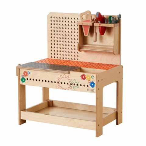 ⁨MASTERKIDZ Drewniany Warsztat Montessori STEM z Narzędziami⁩ w sklepie Wasserman.eu