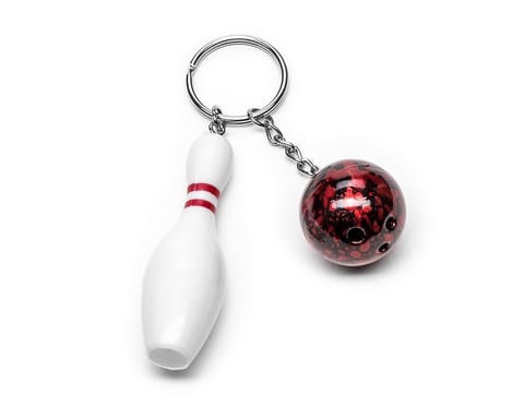 ⁨Sports keychain, bowling⁩ at Wasserman.eu