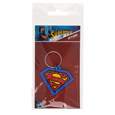 ⁨Rubber keychain - Superman logo⁩ at Wasserman.eu