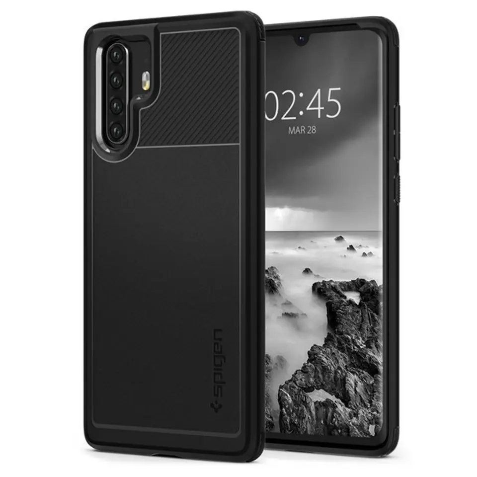 ⁨Spigen Rugged Armor Huawei P30 Pro czarny/black L37CS25725⁩ w sklepie Wasserman.eu