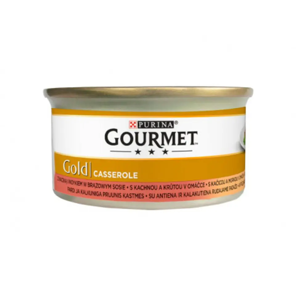 ⁨GOURMET GOLD - Casserole kaczka i indyk 85g⁩ w sklepie Wasserman.eu