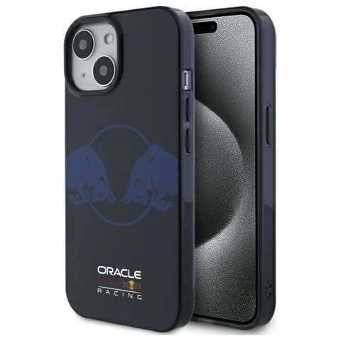 ⁨Red Bull RBHMP15S24HIDBV iPhone 15 6.1"  hardcase granatowy/navy IML Two Bulls MagSafe⁩ w sklepie Wasserman.eu
