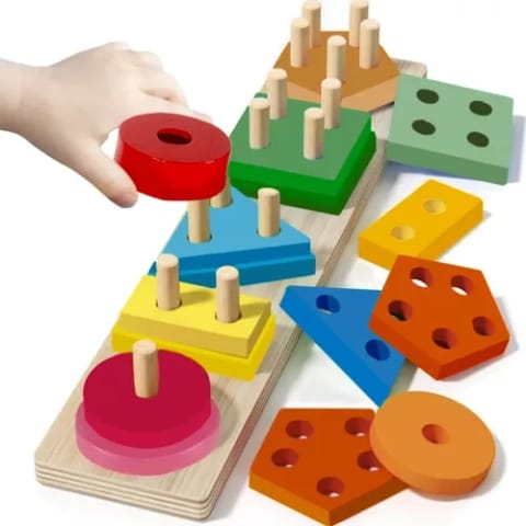 ⁨Sorter- układanka drewniana Kruzzel 22492⁩ w sklepie Wasserman.eu
