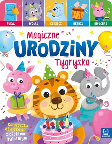 ⁨KSIĄŻECZKA INTERAKTYWNA URODZINY TYGRYSKA DŹWIĘK⁩ w sklepie Wasserman.eu