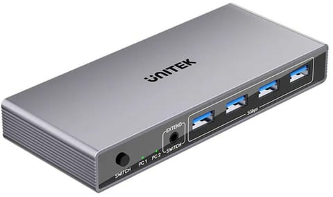 ⁨Unitek Przełącznik KVM 8K@60Hz USB 3.0 5Gbps DP⁩ w sklepie Wasserman.eu