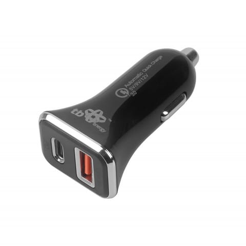 ⁨Ładowarka samochodowa uniwersalna USB A+C QC⁩ w sklepie Wasserman.eu