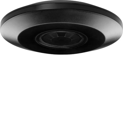 ⁨Czujnik ruchu 360 st. IP20, 2000W, ultra płaski - 2,5cm, czarny⁩ w sklepie Wasserman.eu