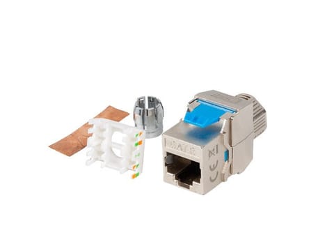 ⁨Moduł keystone gniazdo beznarzędziowy rj45 kat.8.1 ftp⁩ w sklepie Wasserman.eu