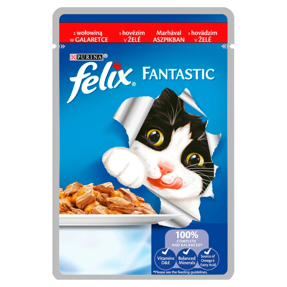 ⁨FELIX FANTASTIC Wołowina 85g⁩ w sklepie Wasserman.eu