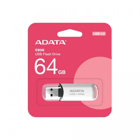 ⁨Pendrive C906 64GB USB2.0 biały⁩ w sklepie Wasserman.eu