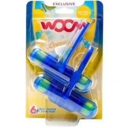 ⁨WOOM Zawieszka barwiąca do WC 2x50g lemon⁩ w sklepie Wasserman.eu