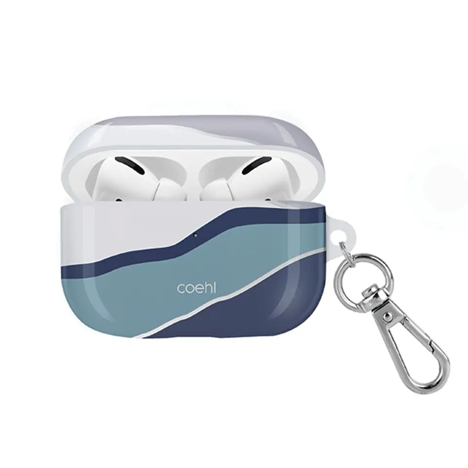 ⁨UNIQ Coehl Ciel AirPods Pro case blue/twilight blue⁩ at Wasserman.eu