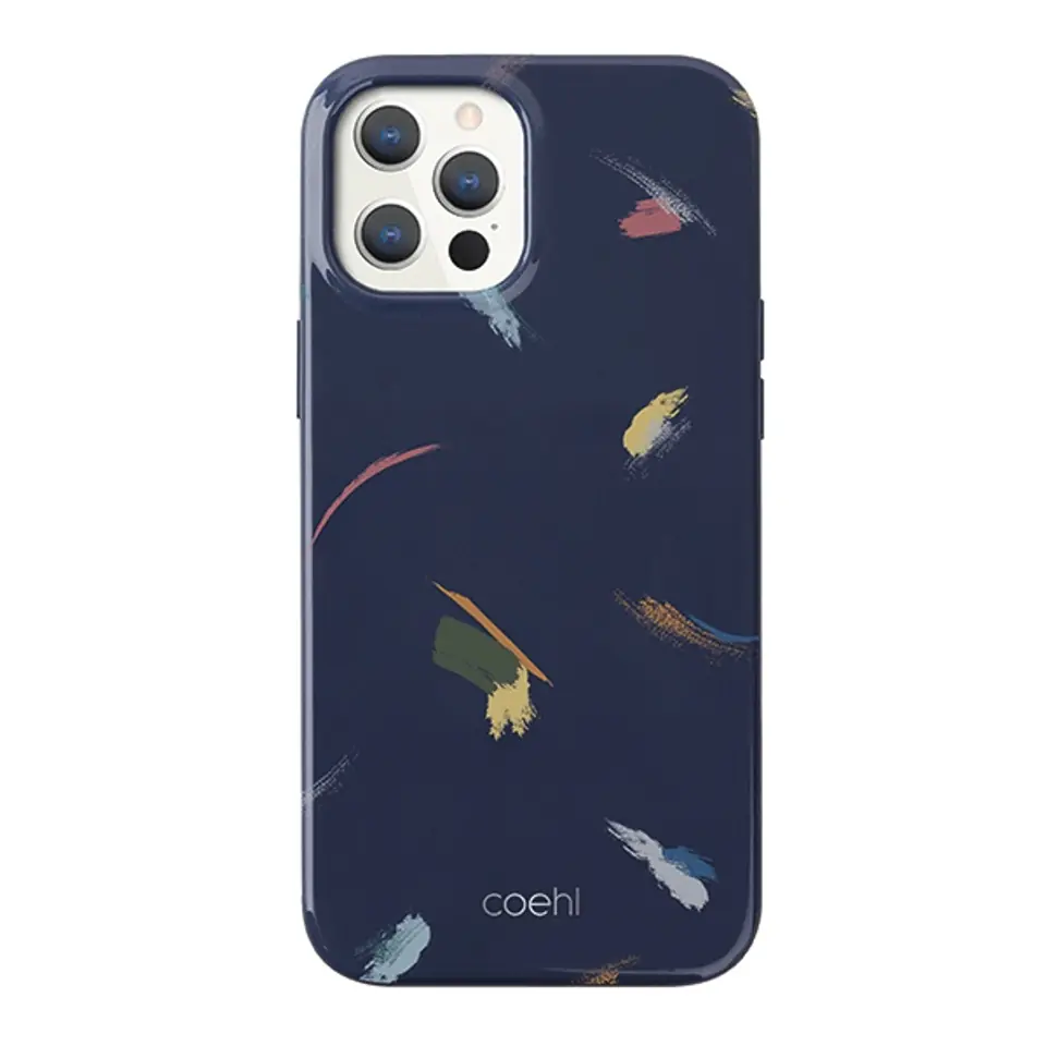 ⁨UNIQ Case Coehl Reverie iPhone 12/12 Pro 6,1" blue/prussian blue⁩ at Wasserman.eu