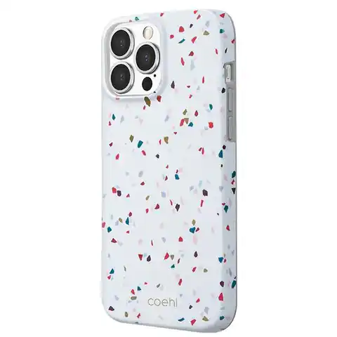 ⁨UNIQ etui Coehl Terrazzo iPhone 13 Pro Max 6,7" biały/natural white⁩ w sklepie Wasserman.eu